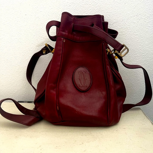 Cartier Handbags - Vintage Cartier Small Bucket Bag